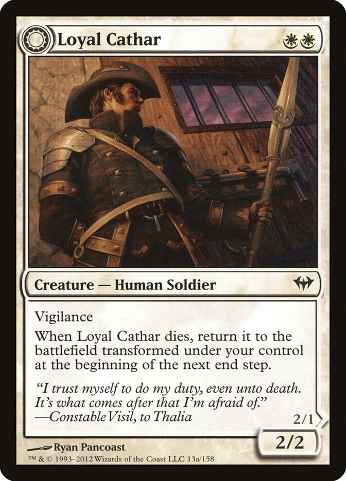 Cátaro Leal / Loyal Cathar - Magic: The Gathering - MoxLand