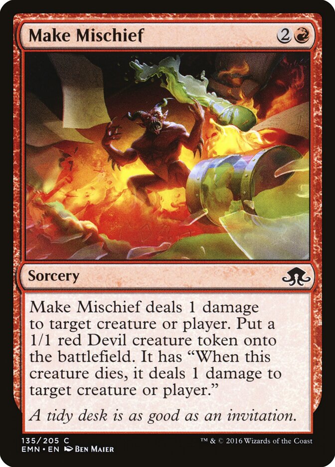 Causar Confusão / Make Mischief - Magic: The Gathering - MoxLand