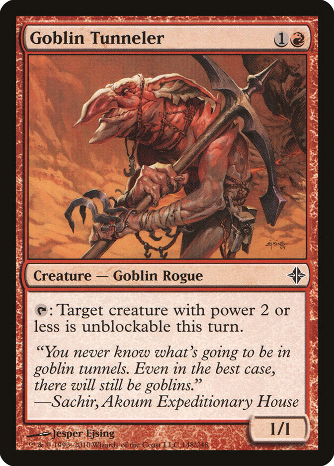 Cavador de Túneis Goblin / Goblin Tunneler - Magic: The Gathering - MoxLand