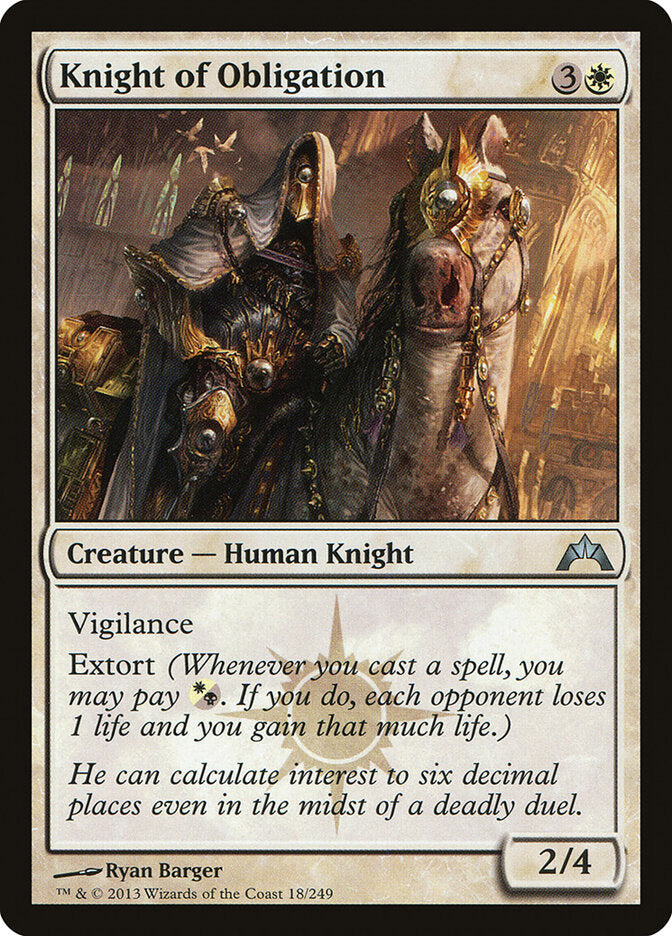 Cavaleiro dos Encargos / Knight of Obligation - Magic: The Gathering - MoxLand