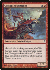 Cavaleiro Valente Goblin / Goblin Roughrider - Magic: The Gathering - MoxLand