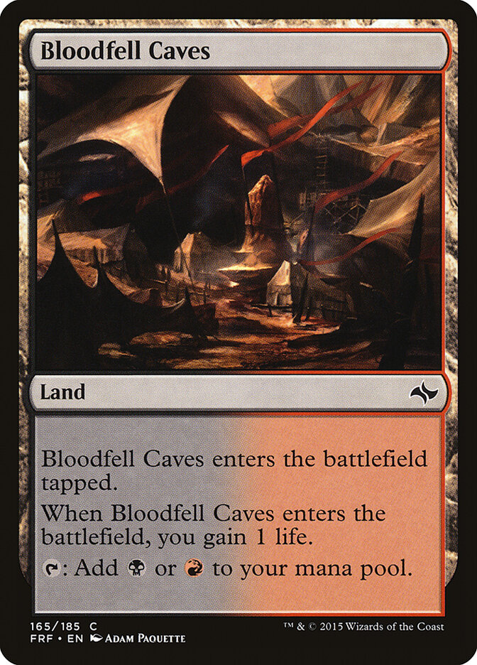 Cavernas Sanguinárias / Bloodfell Caves - Magic: The Gathering - MoxLand
