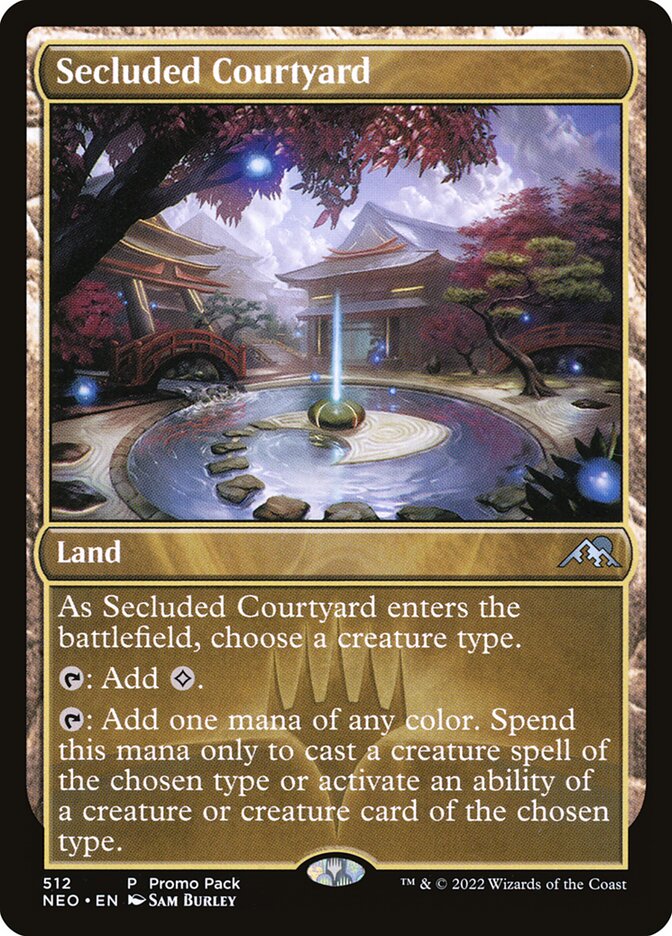 Pátio Reservado / Secluded Courtyard - Magic: The Gathering - MoxLand