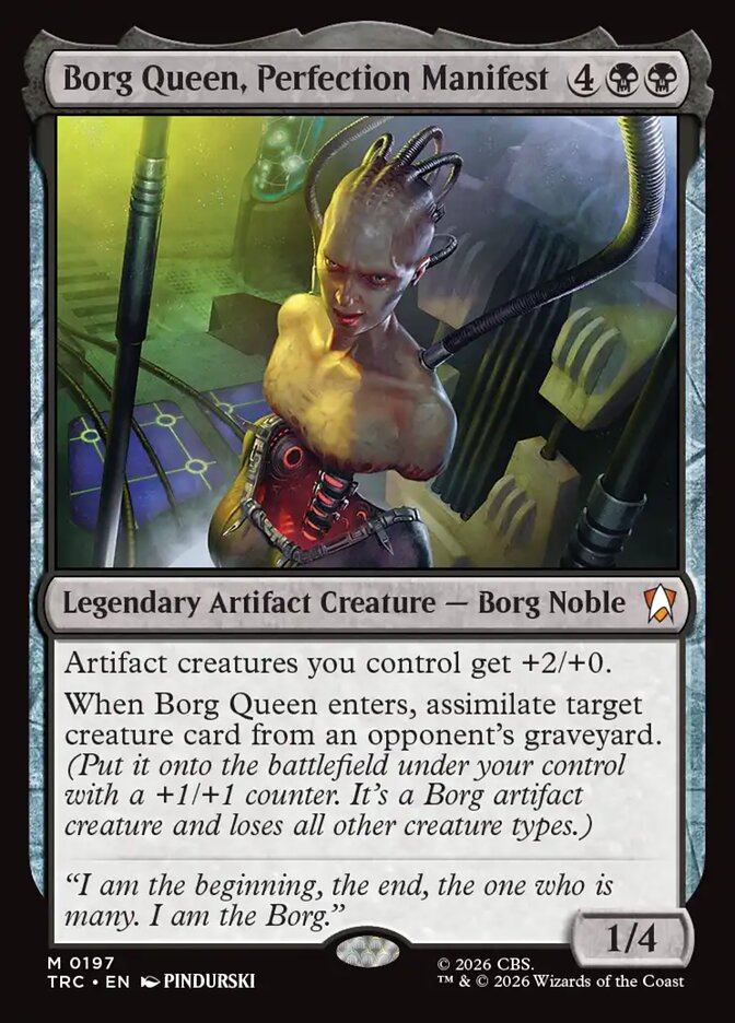Borg Queen, Perfection Manifest - Magic: The Gathering - MoxLand