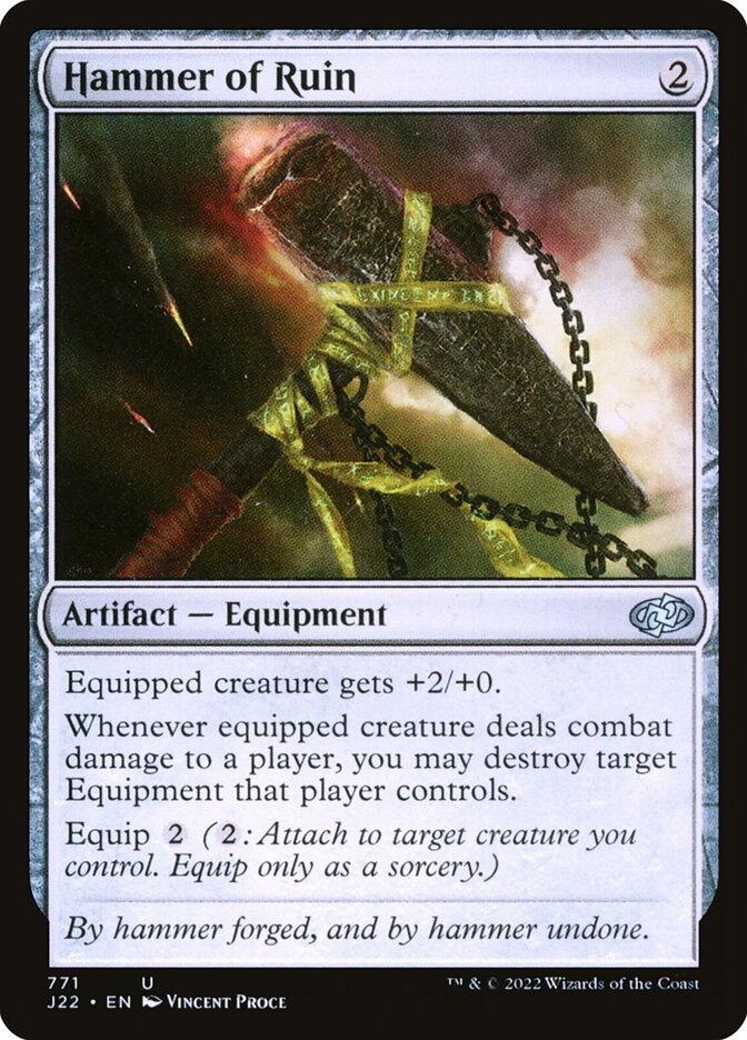 Martelo da Ruína / Hammer of Ruin - Magic: The Gathering - MoxLand