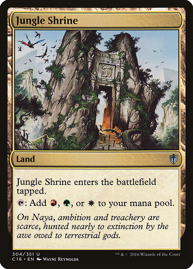 Sacrário da Selva / Jungle Shrine - Magic: The Gathering - MoxLand