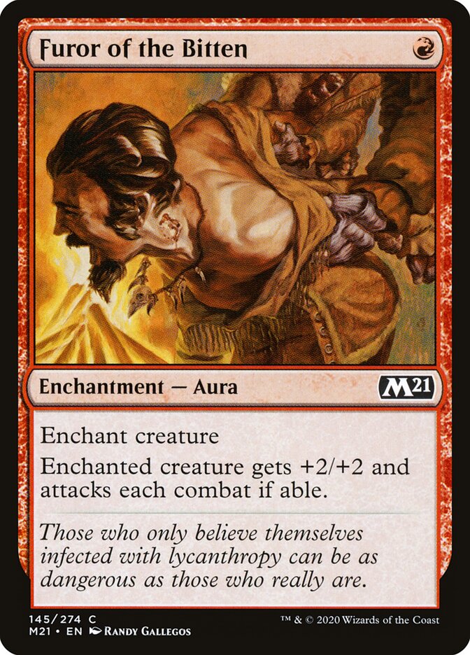 Furor dos Mordidos / Furor of the Bitten - Magic: The Gathering - MoxLand