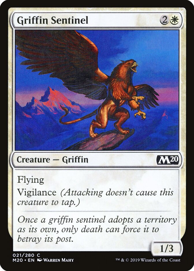Grifo Sentinela / Griffin Sentinel - Magic: The Gathering - MoxLand