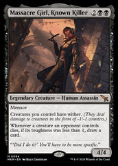 Garota-massacre, Assassina Renomada / Massacre Girl, Known Killer - Magic: The Gathering - MoxLand