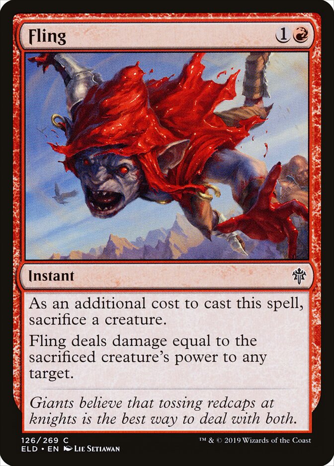 Arremessar / Fling - Magic: The Gathering - MoxLand