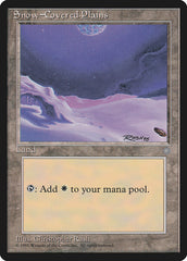 Planície Nevada / Snow-Covered Plains - Magic: The Gathering - MoxLand