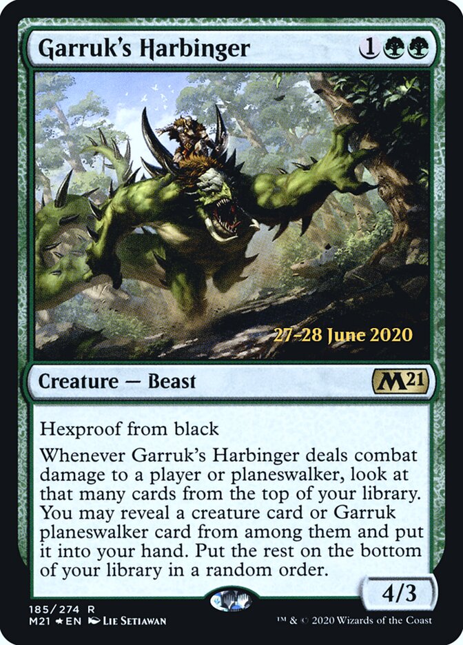 Anunciador de Garruk / Garruk's Harbinger - Magic: The Gathering - MoxLand