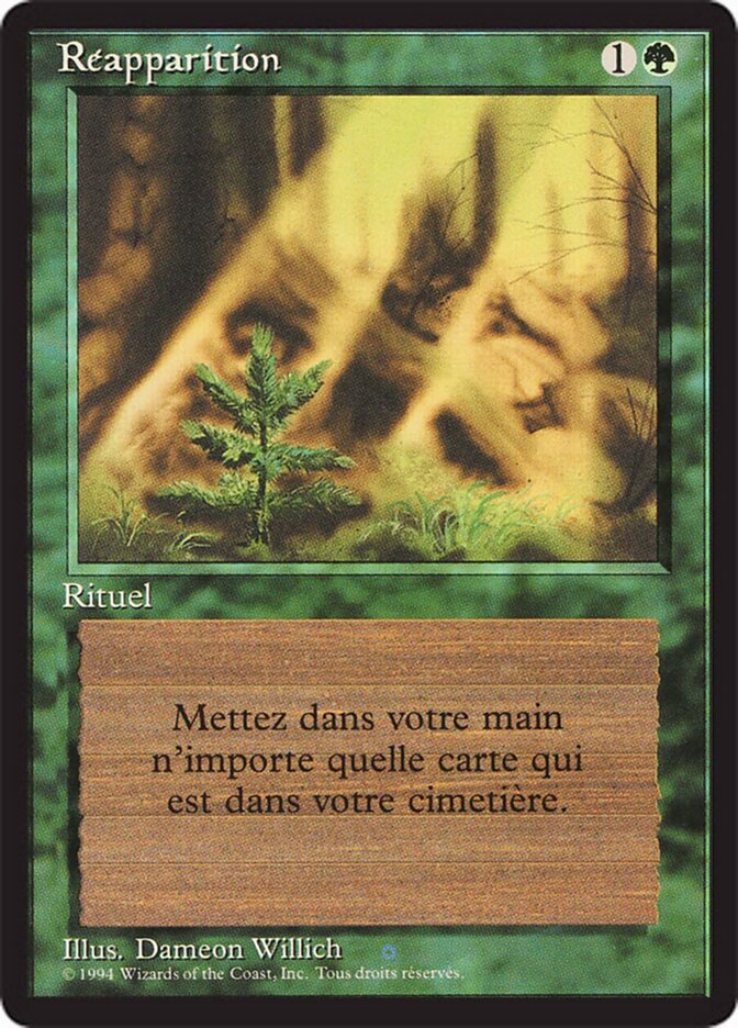 Recrescimento / Regrowth - Magic: The Gathering - MoxLand