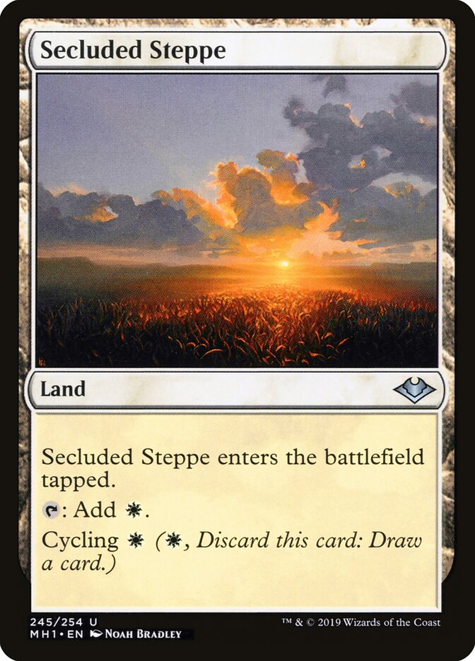 Estepe Remota / Secluded Steppe - Magic: The Gathering - MoxLand