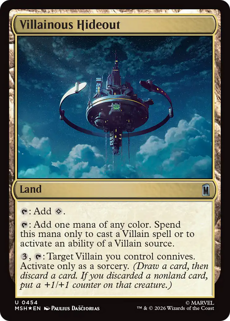 Villainous Hideout - Magic: The Gathering - MoxLand