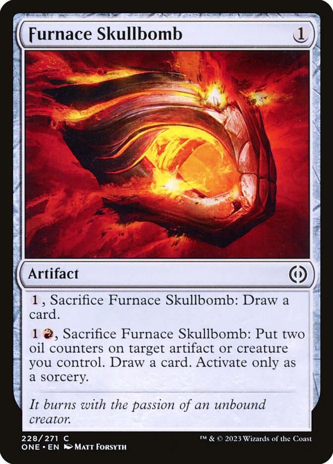 Bombacrânio da Fornalha / Furnace Skullbomb - Magic: The Gathering - MoxLand