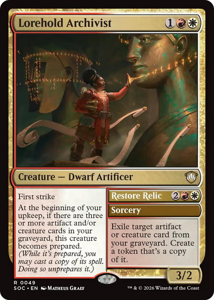 Lorehold Archivist - Magic: The Gathering - MoxLand