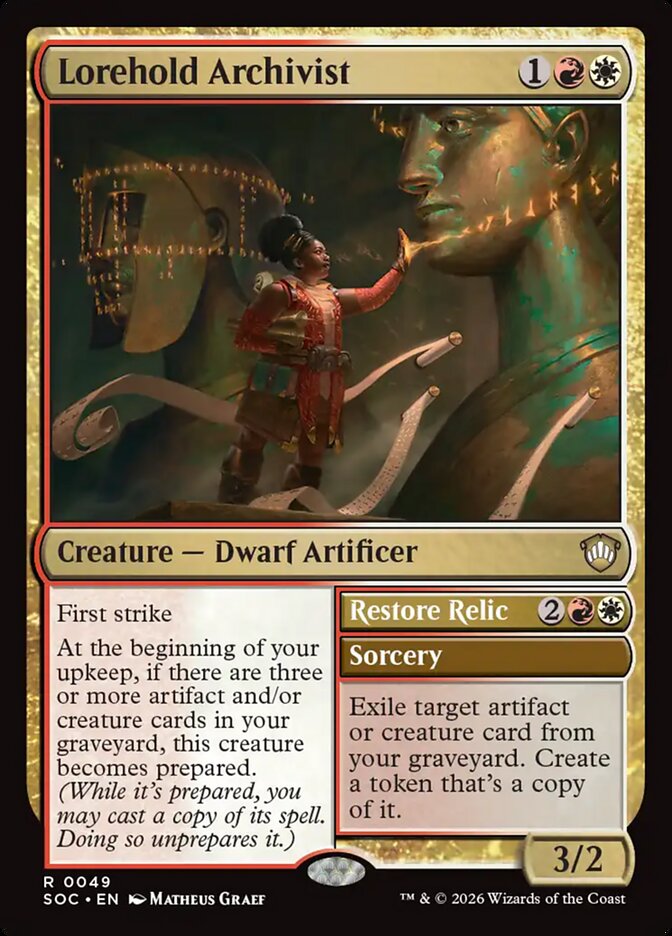 Lorehold Archivist - Magic: The Gathering - MoxLand