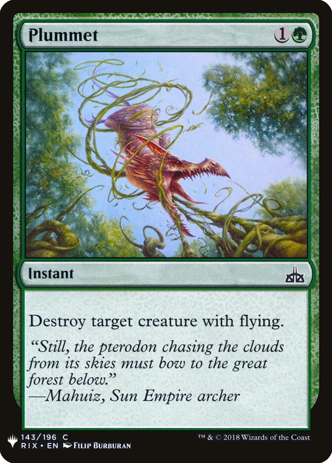 Tombar / Plummet - Magic: The Gathering - MoxLand