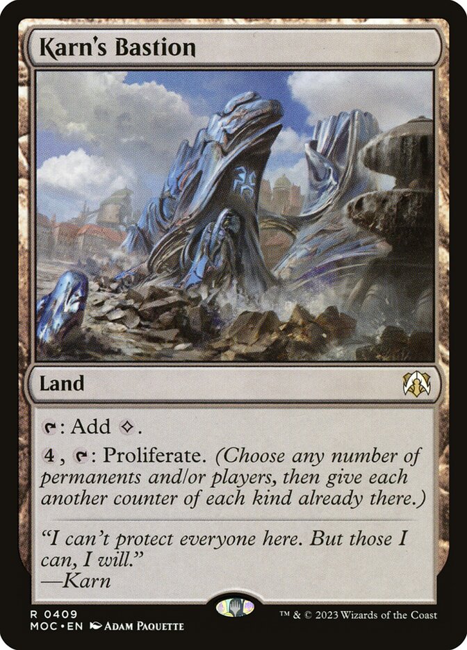 Bastião de Karn / Karn's Bastion - Magic: The Gathering - MoxLand