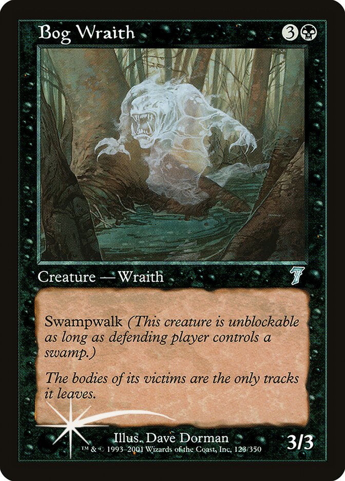 Aparição do Pântano / Bog Wraith - Magic: The Gathering - MoxLand