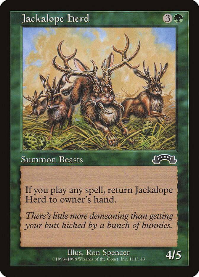 Rebanho de Lebrílopes / Jackalope Herd - Magic: The Gathering - MoxLand