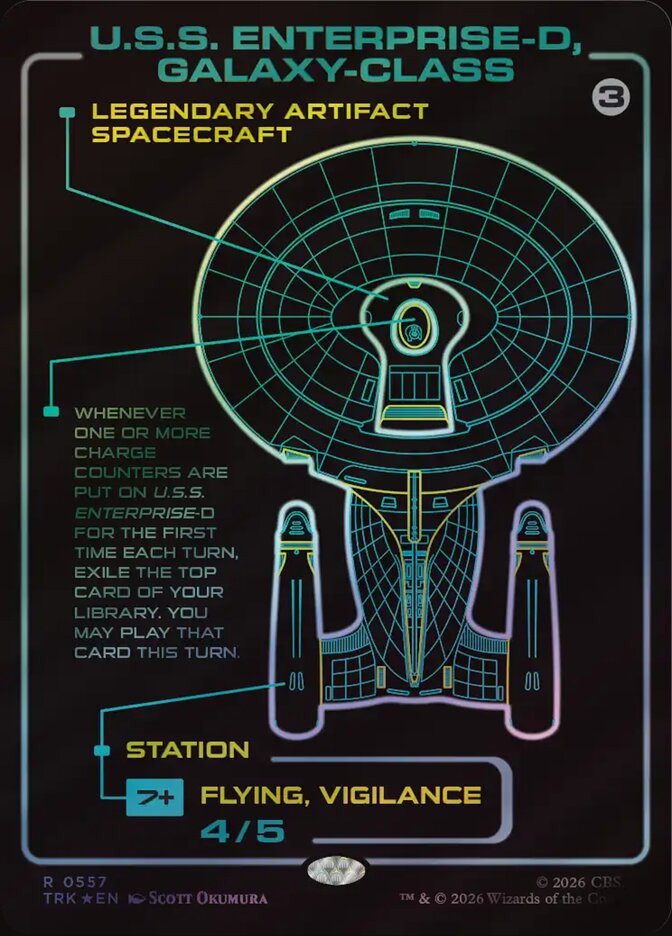 U.S.S. Enterprise-D, Galaxy-Class - Magic: The Gathering - MoxLand