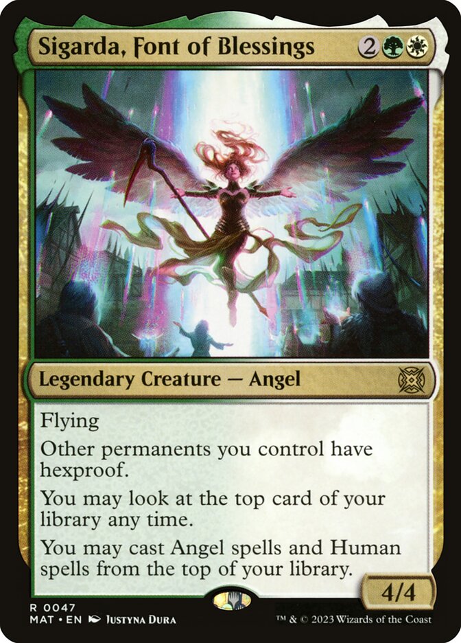 Sigarda, Fonte de Bênçãos / Sigarda, Font of Blessings - Magic: The Gathering - MoxLand