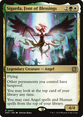 Sigarda, Fonte de Bênçãos / Sigarda, Font of Blessings - Magic: The Gathering - MoxLand