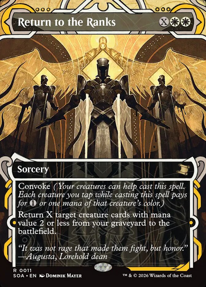 Retornar às Fileiras / Return to the Ranks - Magic: The Gathering - MoxLand