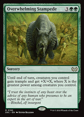 Estouro Esmagador / Overwhelming Stampede - Magic: The Gathering - MoxLand