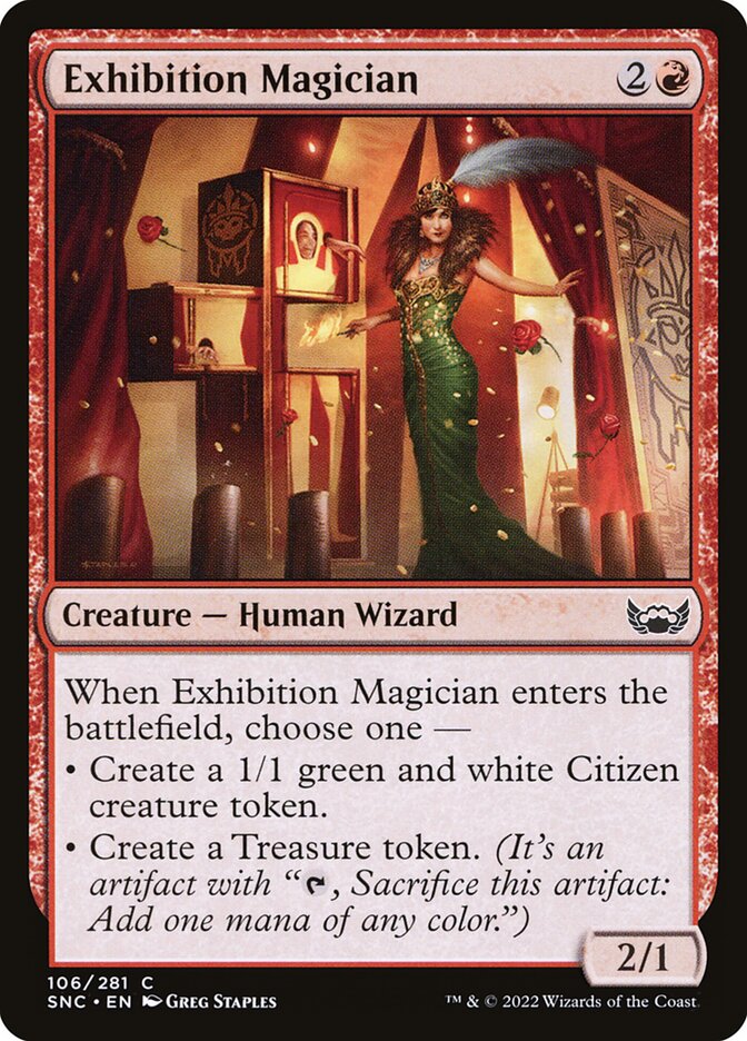 Ilusionista do Espetáculo / Exhibition Magician - Magic: The Gathering - MoxLand