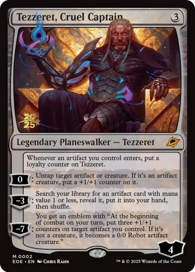 Tezzeret, Cruel Captain - Magic: The Gathering - MoxLand