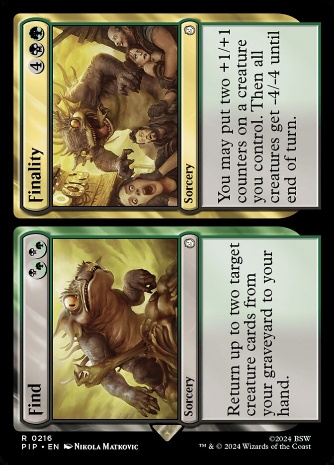 Sentir / Sentido / Find / Finality - Magic: The Gathering - MoxLand