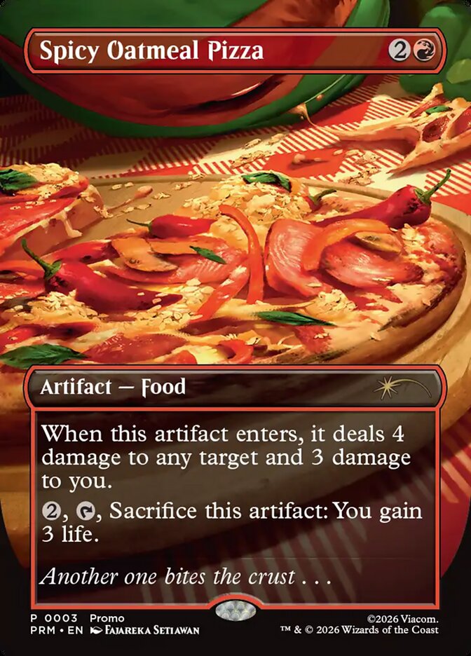 Spicy Oatmeal Pizza - Magic: The Gathering - MoxLand