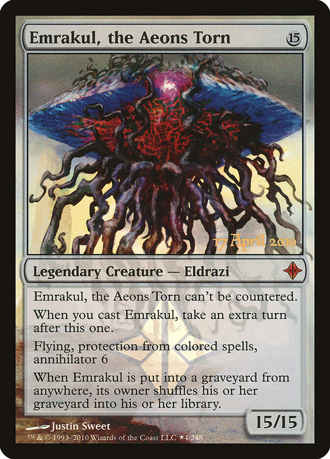 Emrakul, o Fragmento dos Éons / Emrakul, the Aeons Torn - Magic: The Gathering - MoxLand