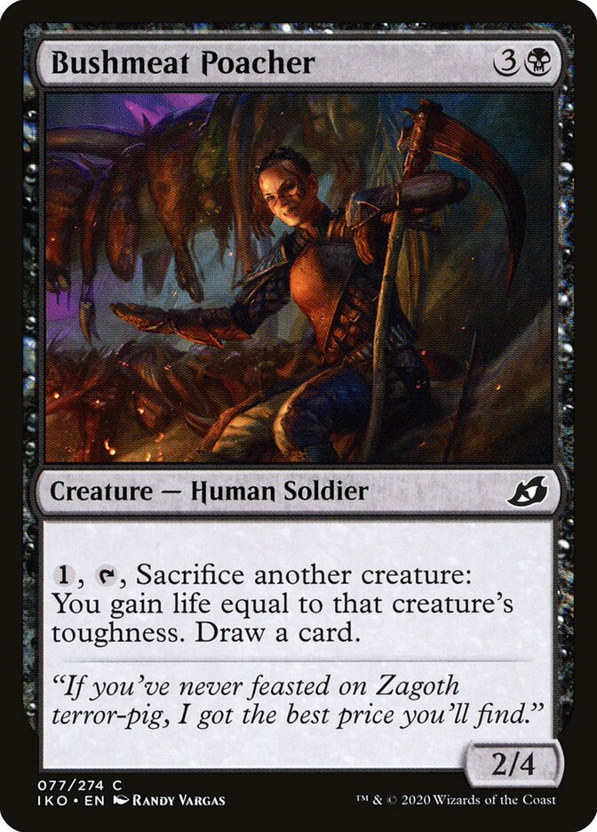 Caçadora de Carne Selvagem / Bushmeat Poacher - Magic: The Gathering - MoxLand