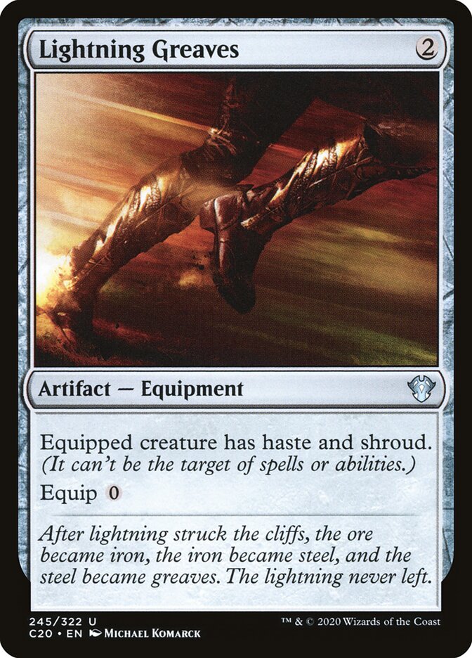 Grevas Faiscantes / Lightning Greaves - Magic: The Gathering - MoxLand