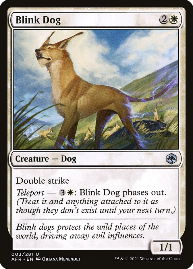 Cão Teleportador / Blink Dog - Magic: The Gathering - MoxLand