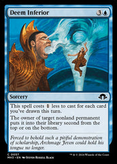 Julgar Inferior / Deem Inferior - Magic: The Gathering - MoxLand