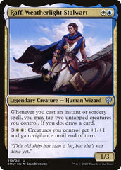 Raff, Defensor do Bons Ventos / Raff, Weatherlight Stalwart - Magic: The Gathering - MoxLand