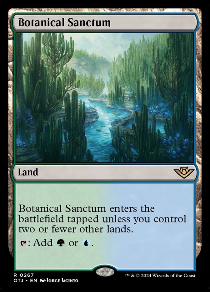 Santuário Botânico / Botanical Sanctum - Magic: The Gathering - MoxLand