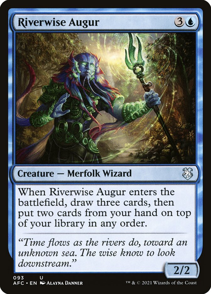 Áugure Fluviossábio / Riverwise Augur - Magic: The Gathering - MoxLand