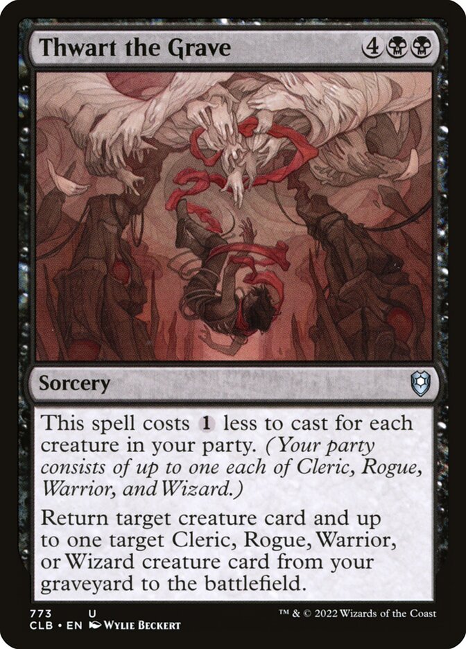 Virar o Túmulo / Thwart the Grave - Magic: The Gathering - MoxLand