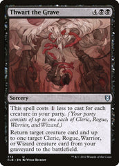 Virar o Túmulo / Thwart the Grave - Magic: The Gathering - MoxLand