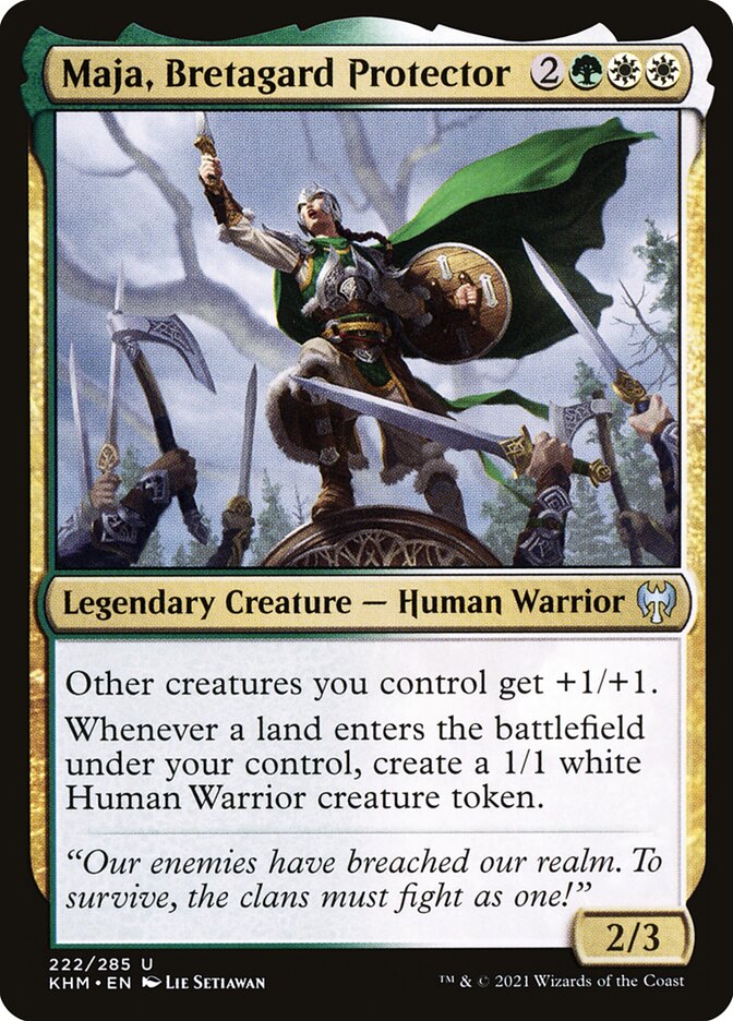 Maja, Protetora de Bretagard / Maja, Bretagard Protector - Magic: The Gathering - MoxLand