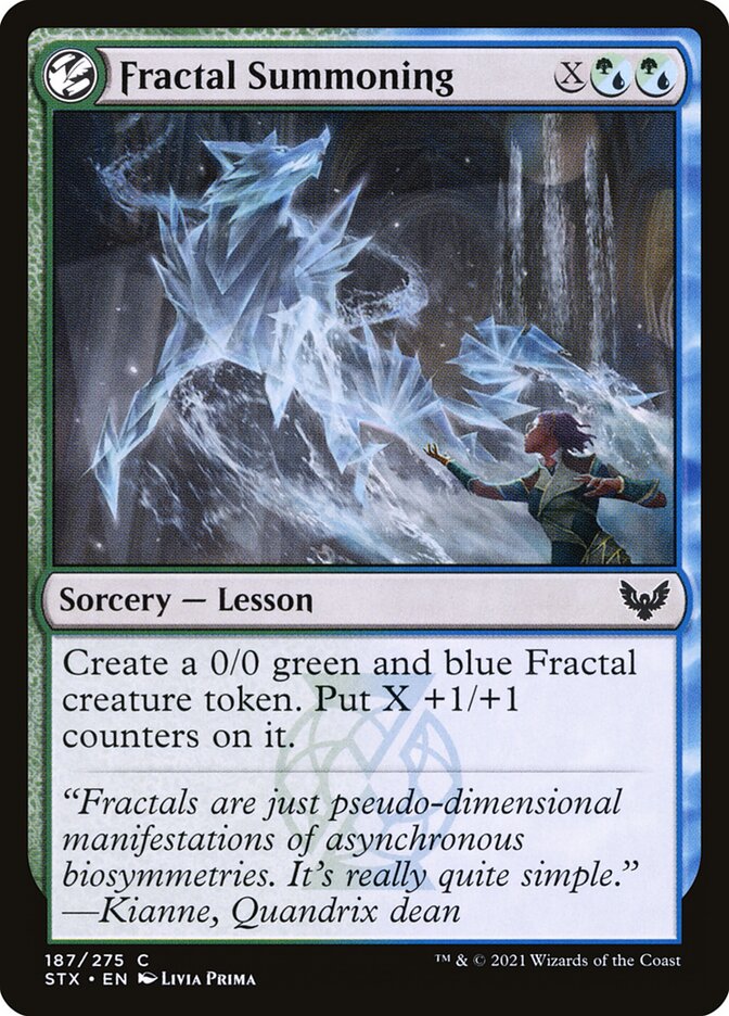 Invocação Fractal / Fractal Summoning - Magic: The Gathering - MoxLand