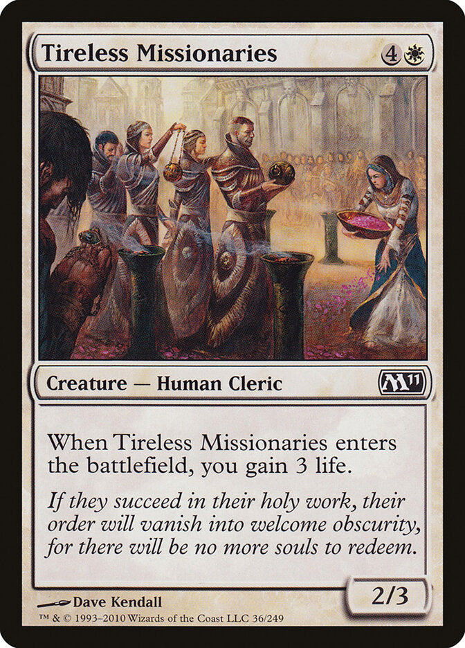 Missionários Incansáveis / Tireless Missionaries - Magic: The Gathering - MoxLand