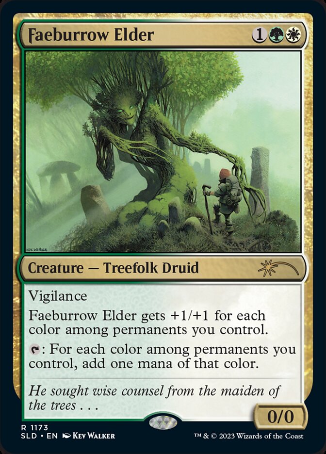 Anciã de Toca das Fadas / Faeburrow Elder - Magic: The Gathering - MoxLand