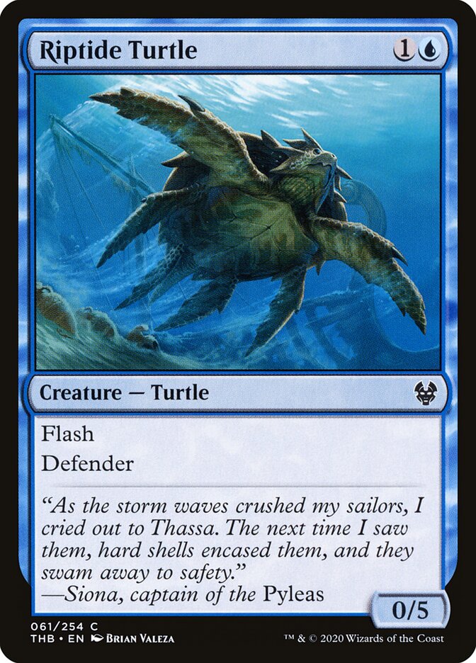 Tartaruga da Rebentação / Riptide Turtle - Magic: The Gathering - MoxLand